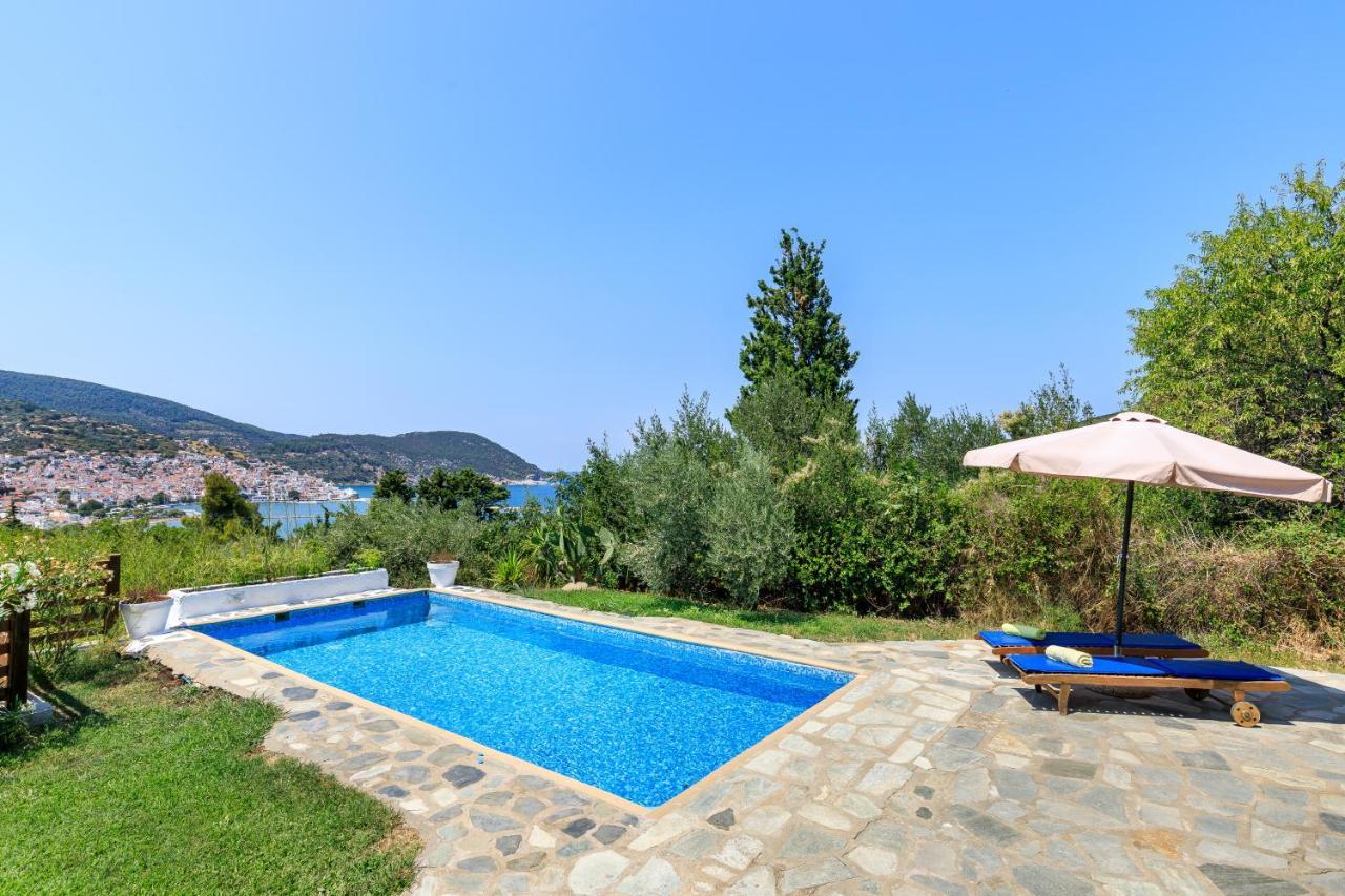 Villa Rodia With Swimming Pool On Skopelos Island Extérieur photo